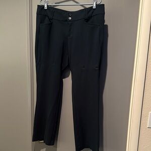 Torrid size 18R, studio - dark green full length work slacks